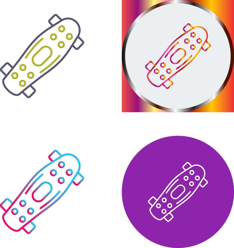 Skateboard Icon Design vector