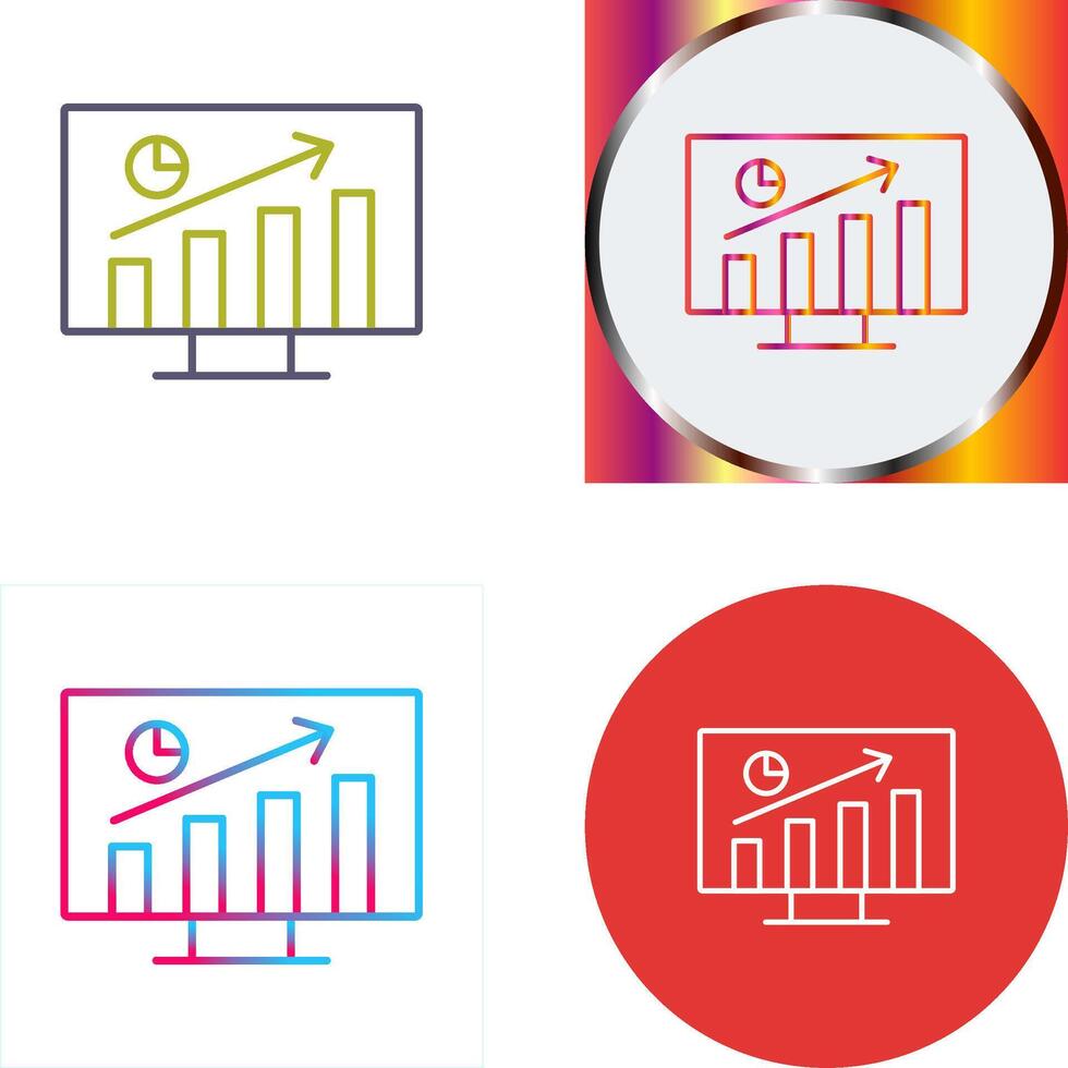 Statistics Icon Design vector