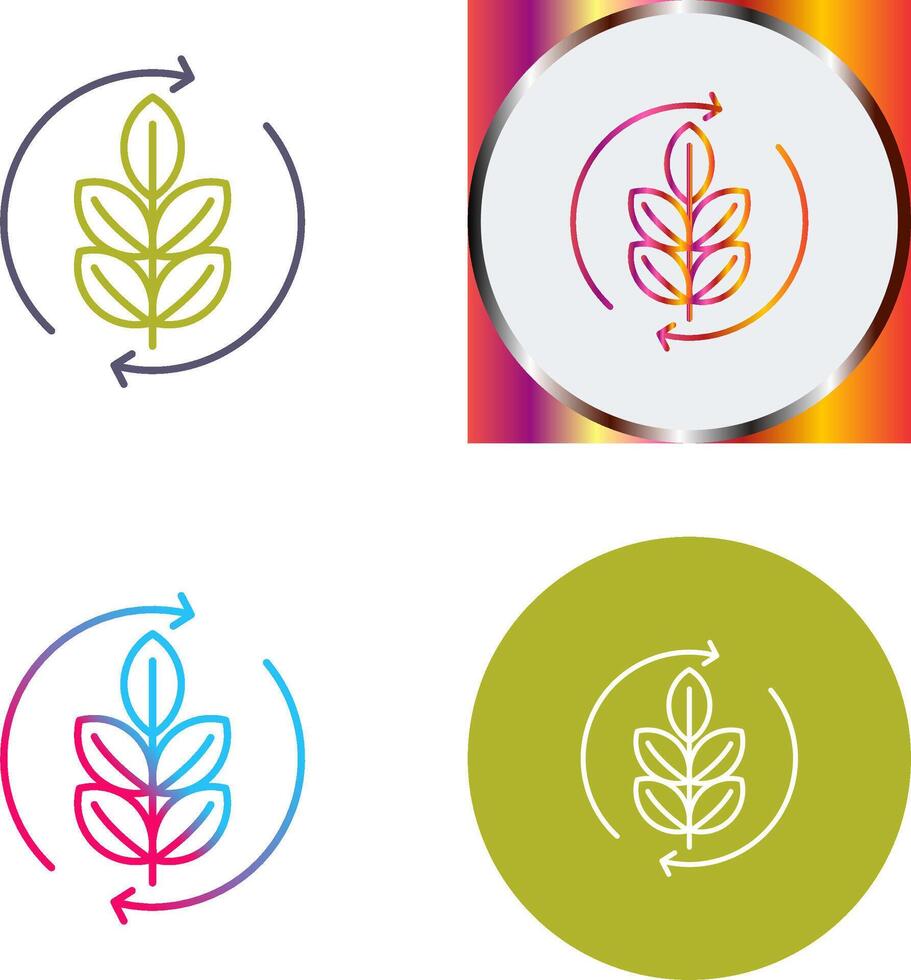 Agronomy Icon Design vector