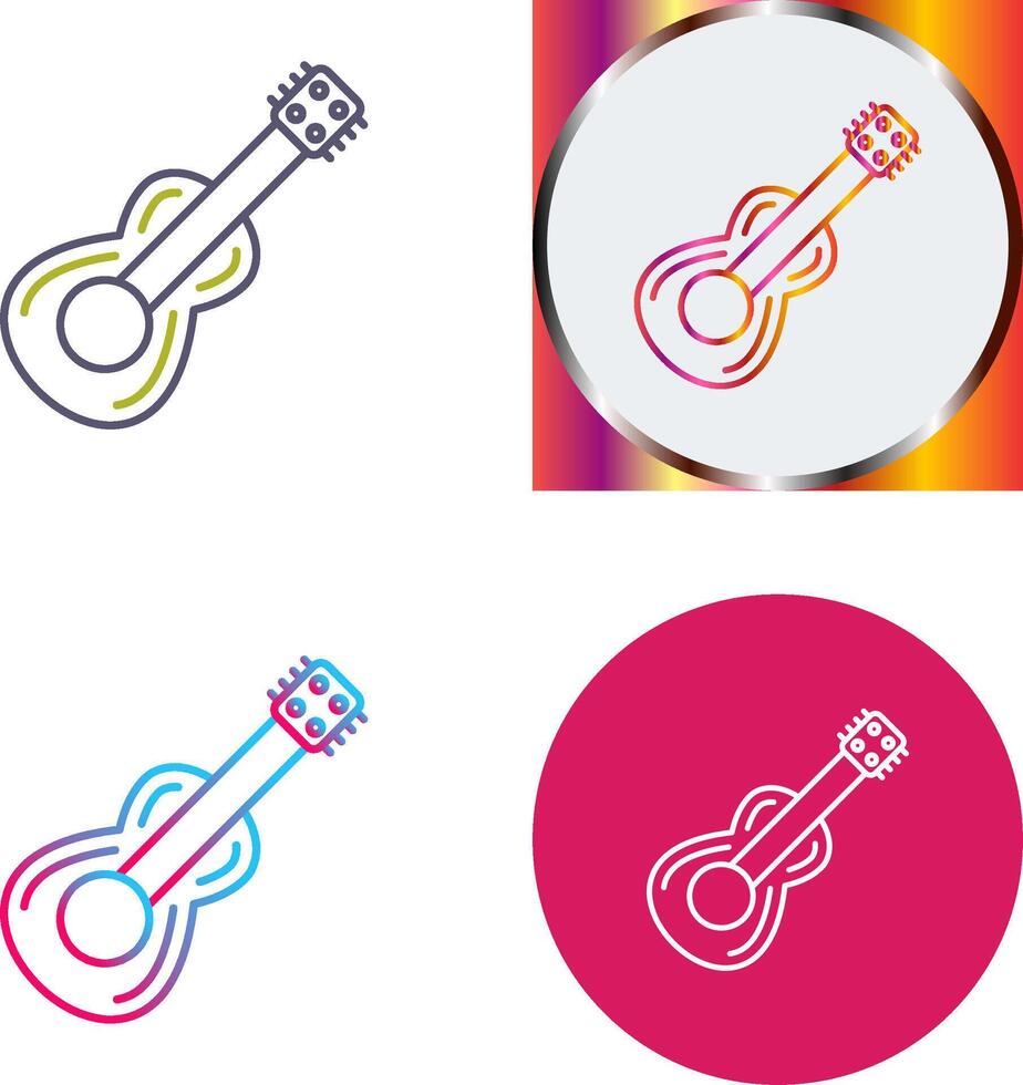Guitar Icon Design vector