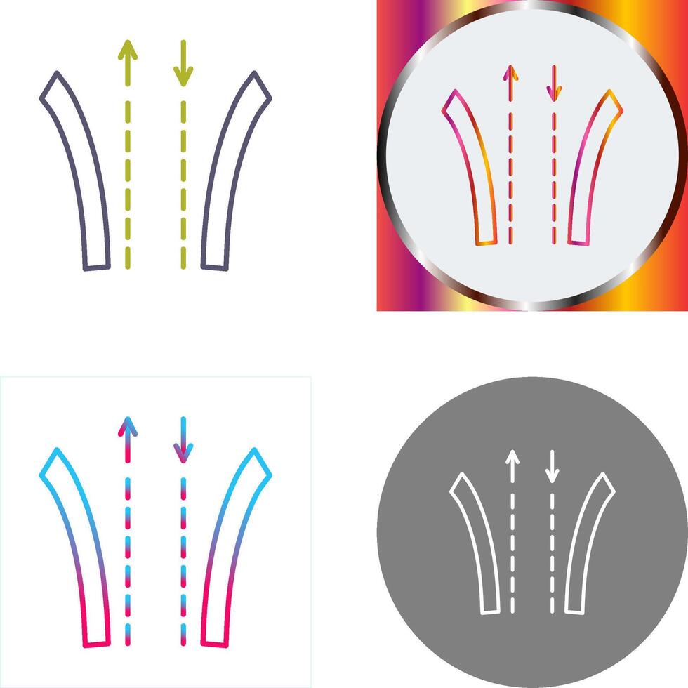 Way Icon Design vector