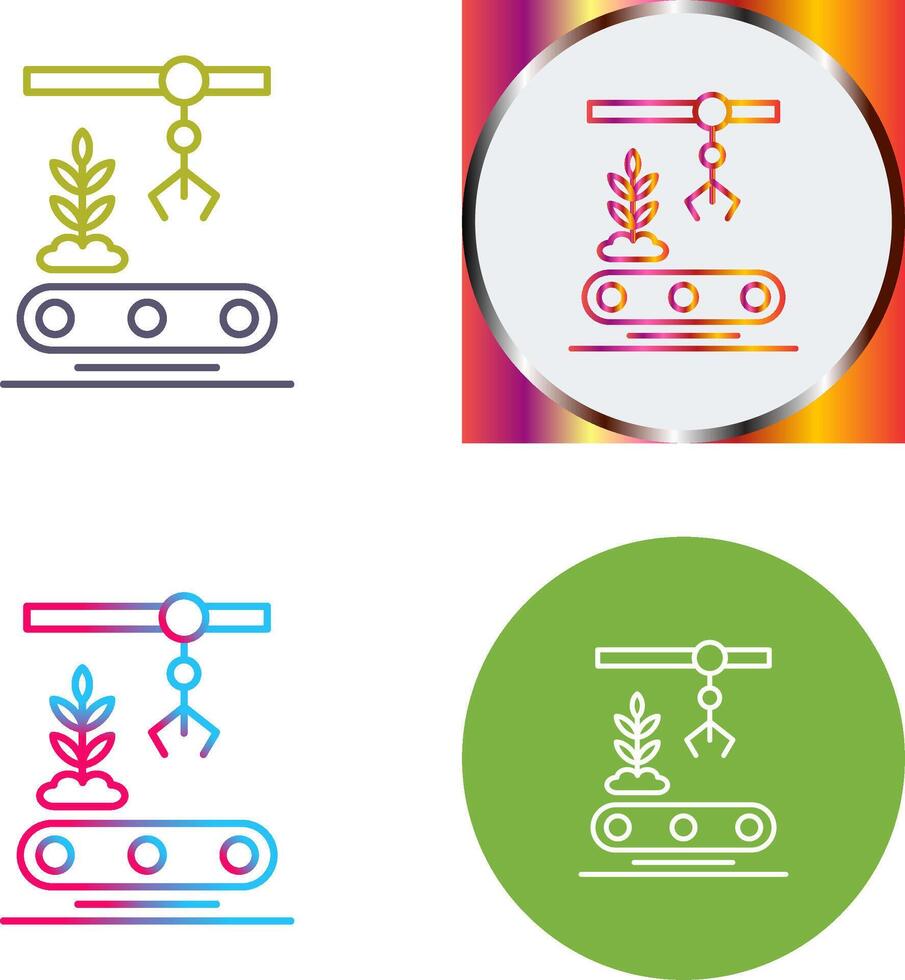 Conveyor Icon Design vector