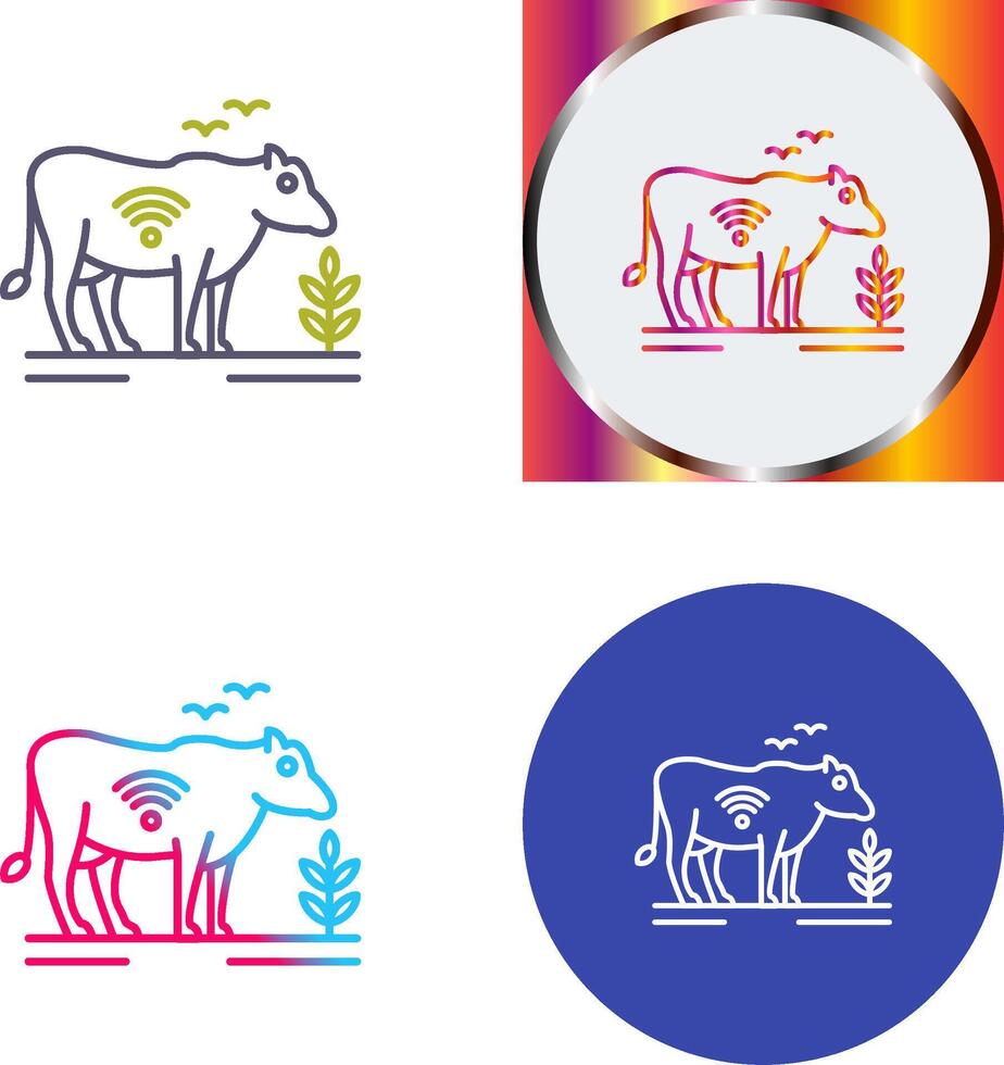 Cattle Icon Design vector