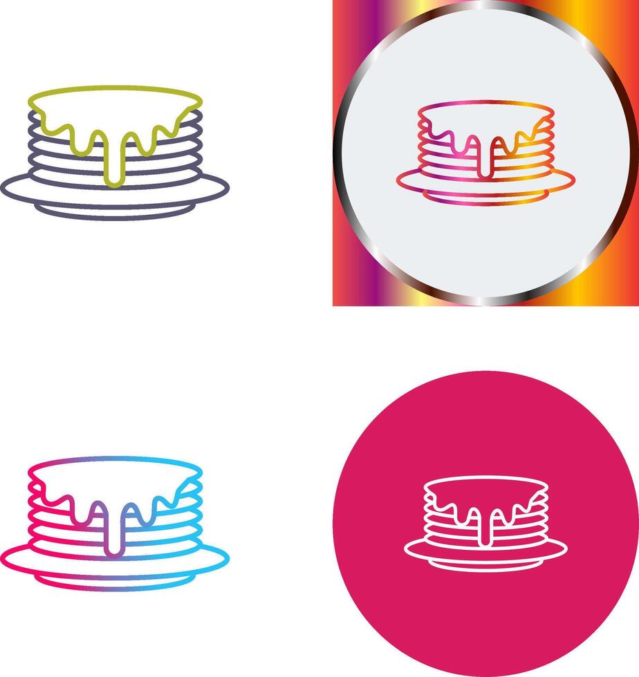 Pancake Icon Design vector