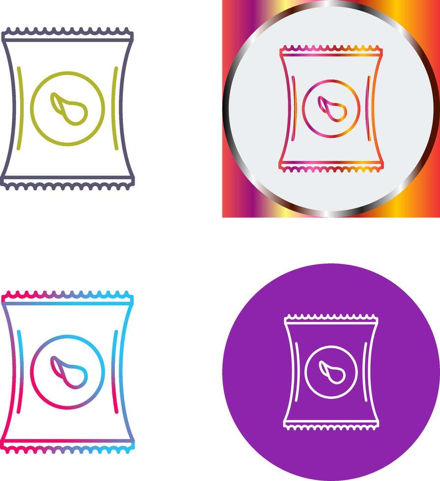 Chips Icon Design vector