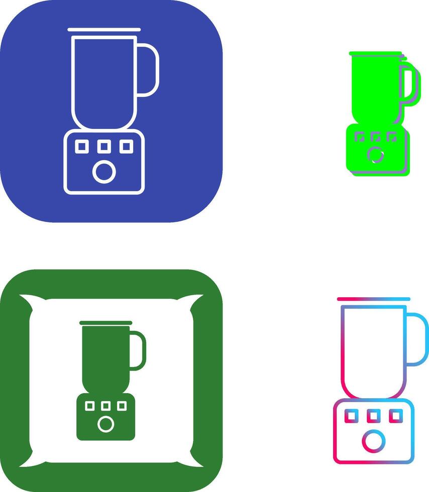 Coffee Blender Icon Design vector