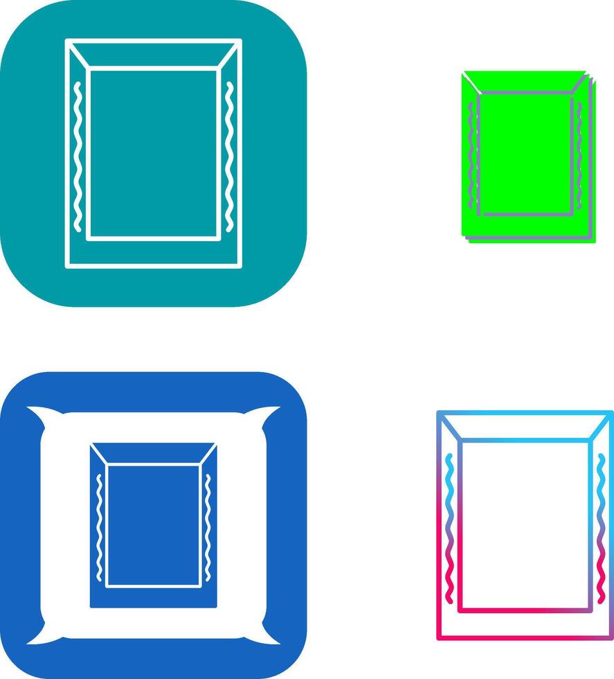 Unique Frame Icon Design vector