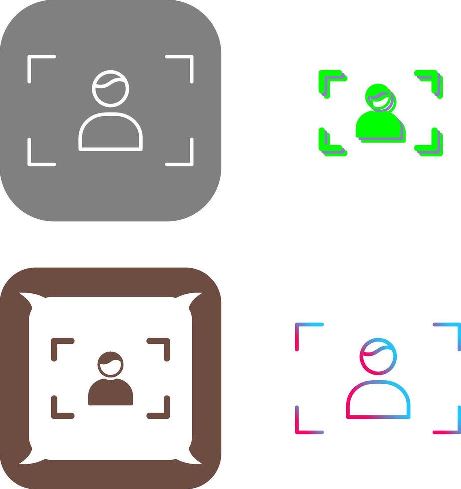Unique Focus Icon Design vector