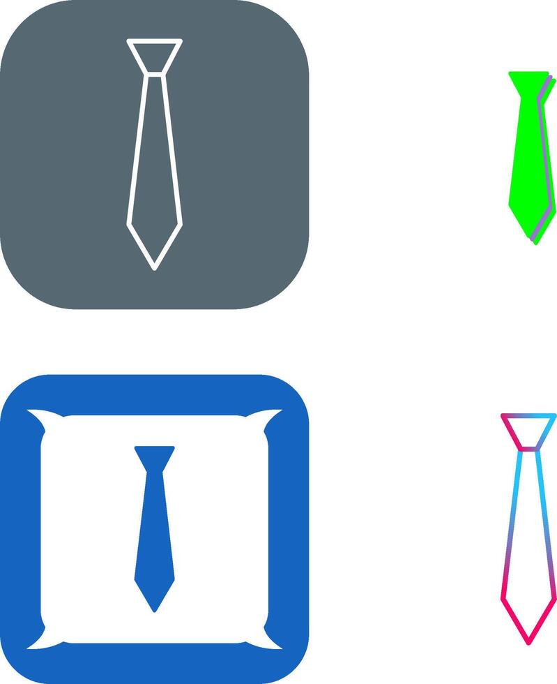 Tie Icon Design vector