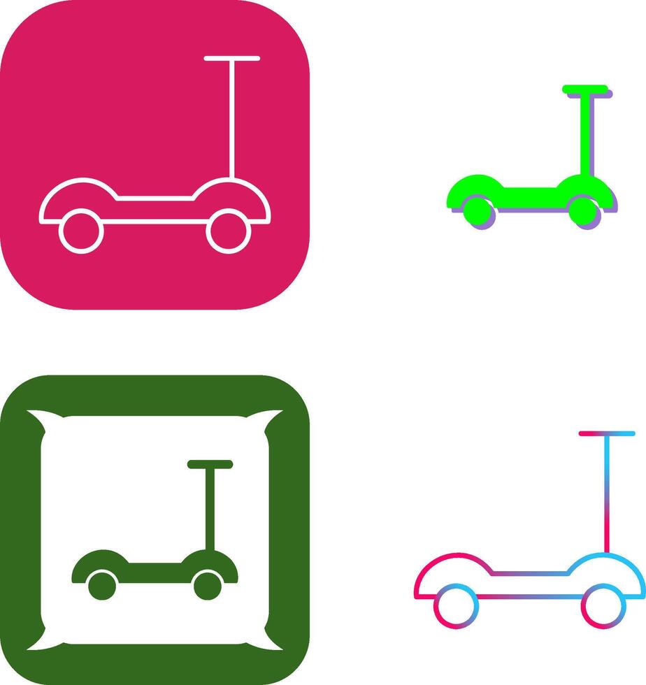 Scootie Icon Design vector