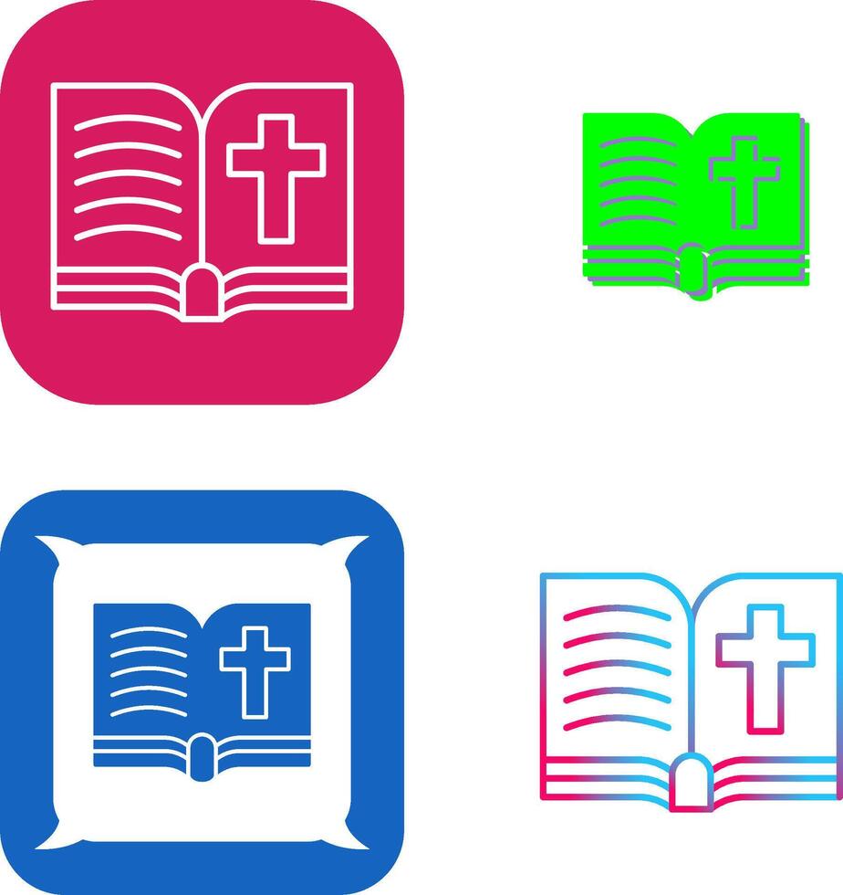 bible Icon Design vector
