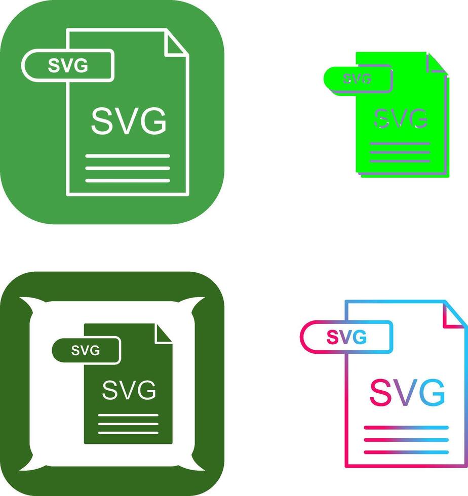 SVG Icon Design vector