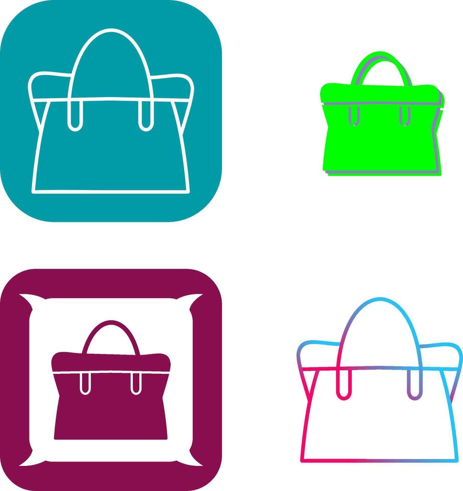 Bag Icon Design vector