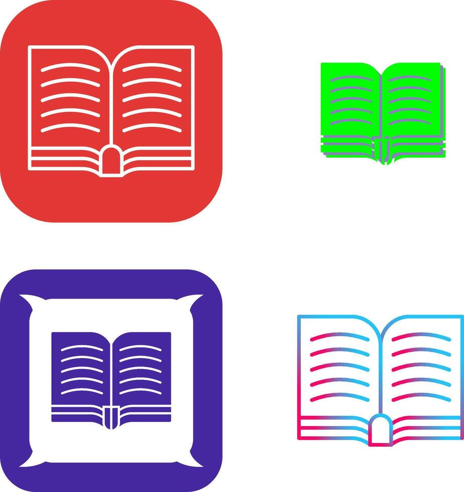 Book Icon Design vector