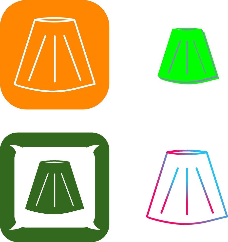 Skirt Icon Design vector