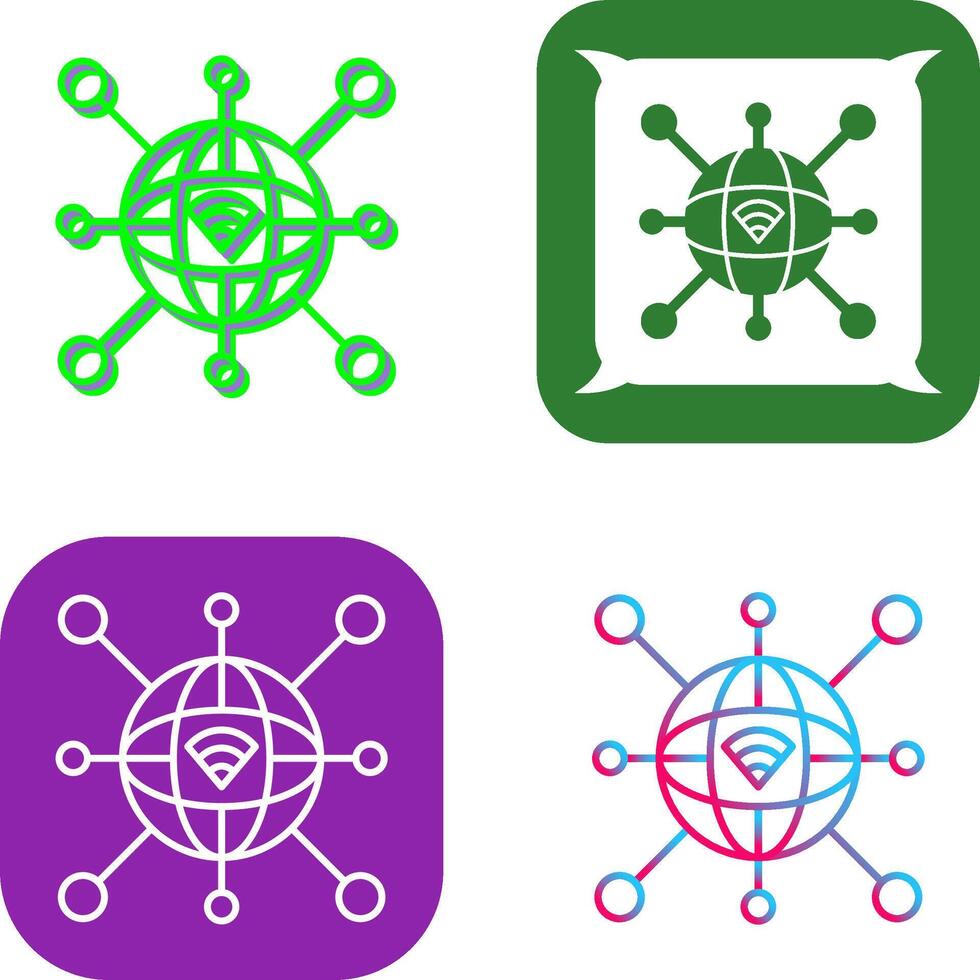 Internet Icon Design vector
