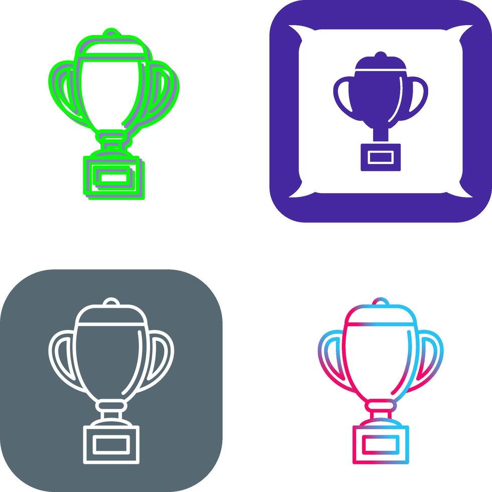 Trophy Icon Design vector