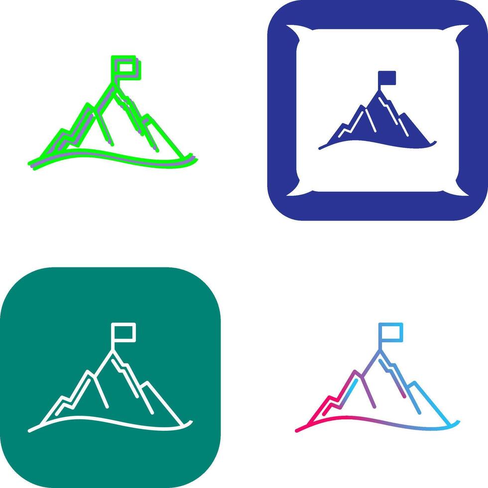 Mission Icon Design vector