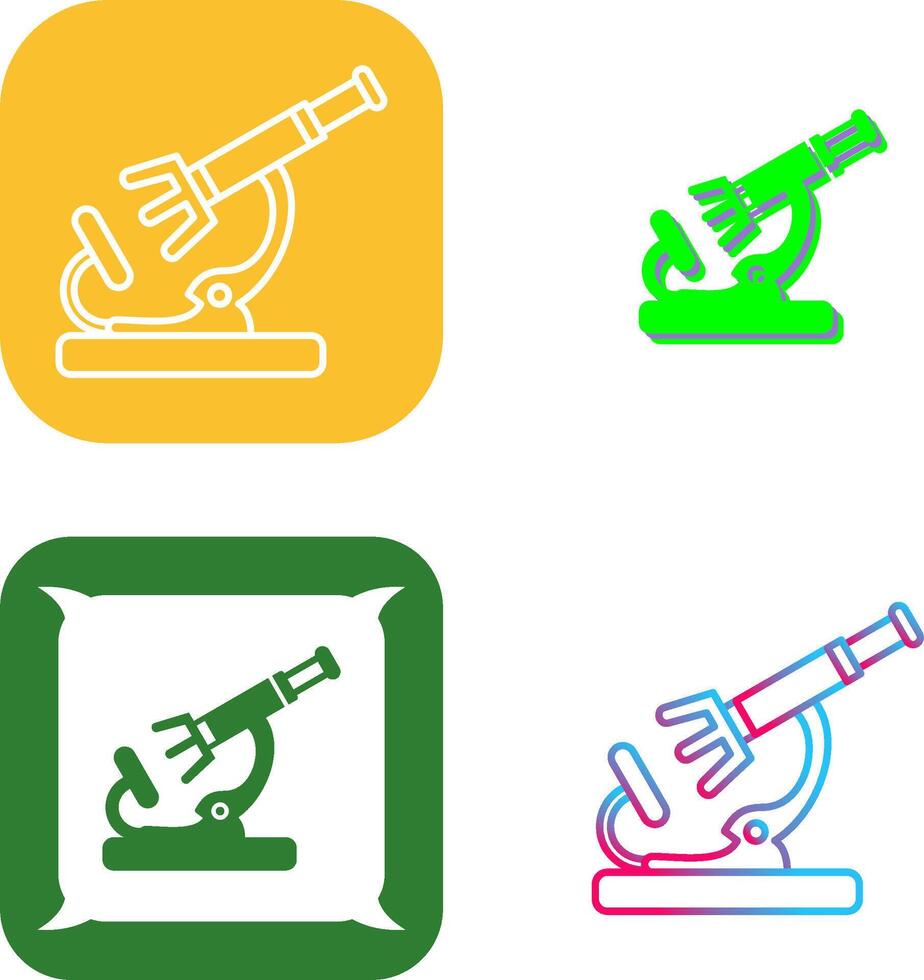 Microscope Icon Design vector