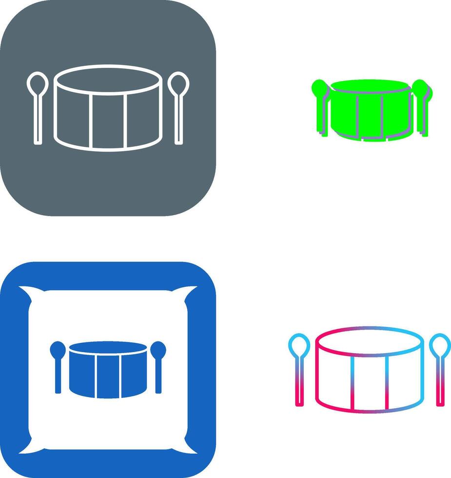 Drum Icon Design vector