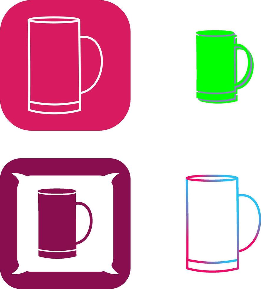 Beer Mug Icon Design vector
