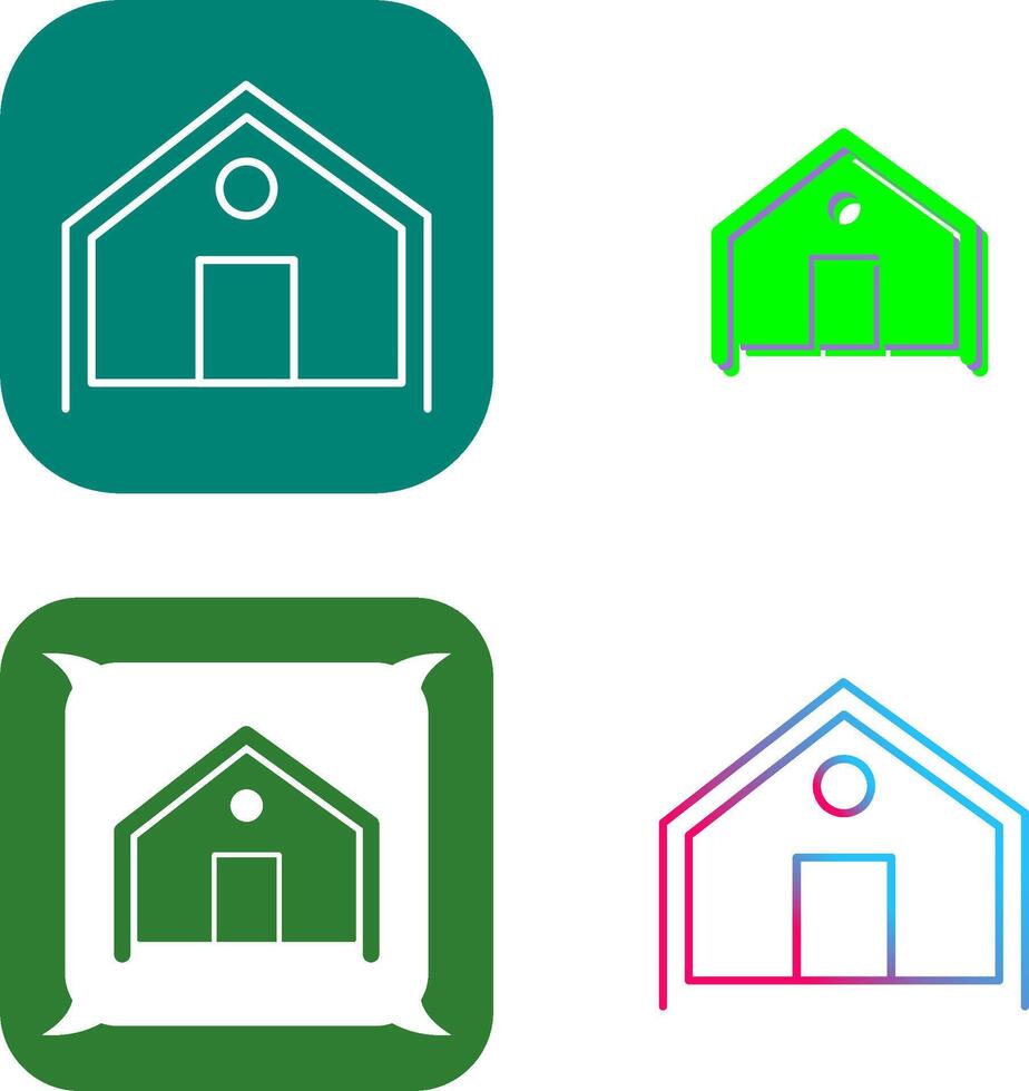 Tent Icon Design vector