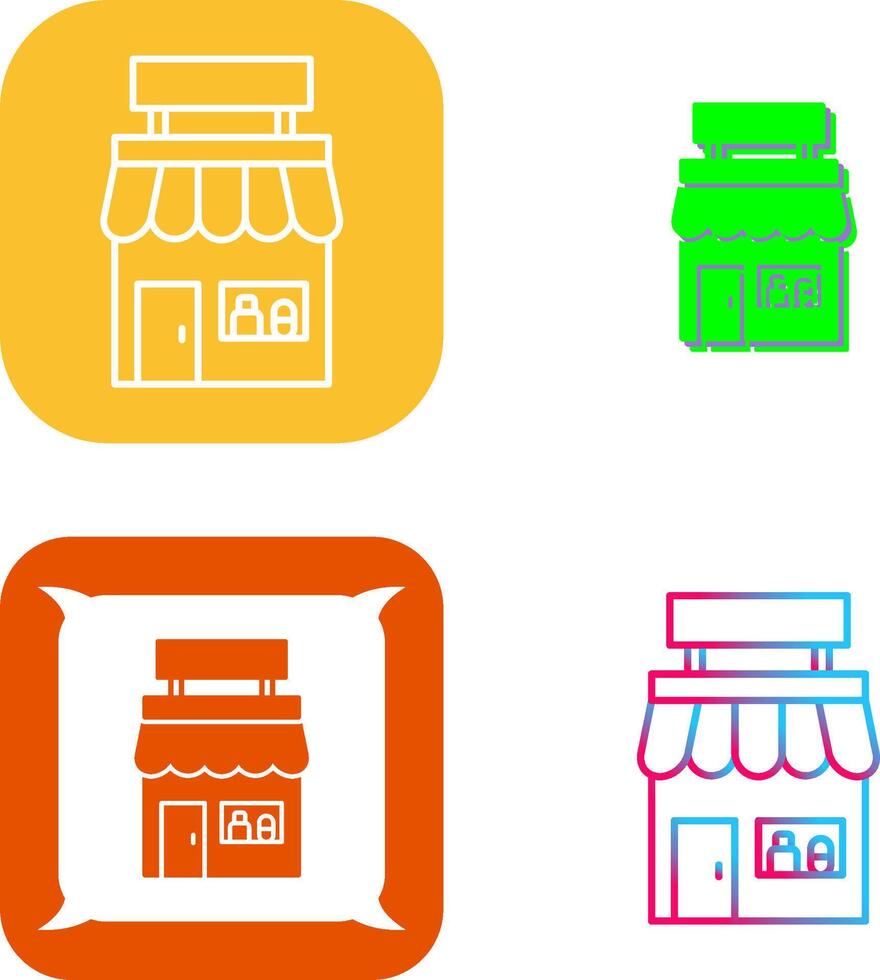 Dispensary Icon Design vector