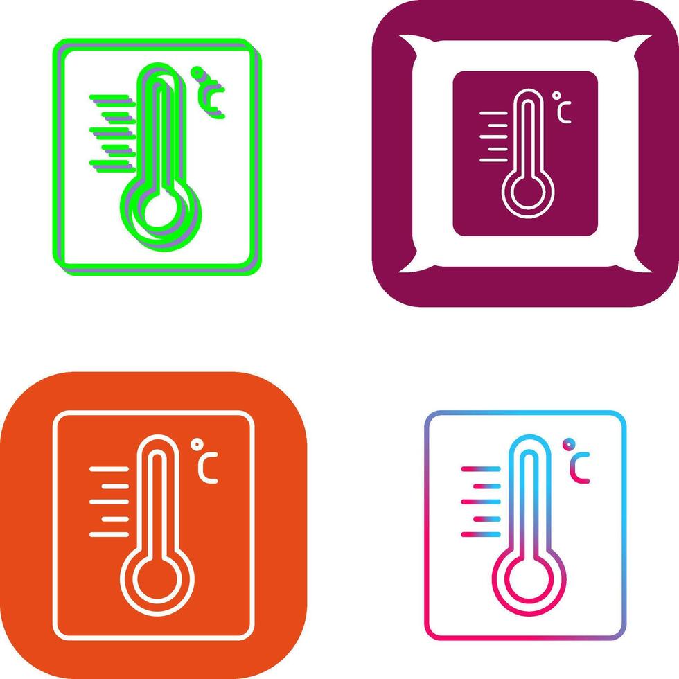 Thermometer Icon Design vector
