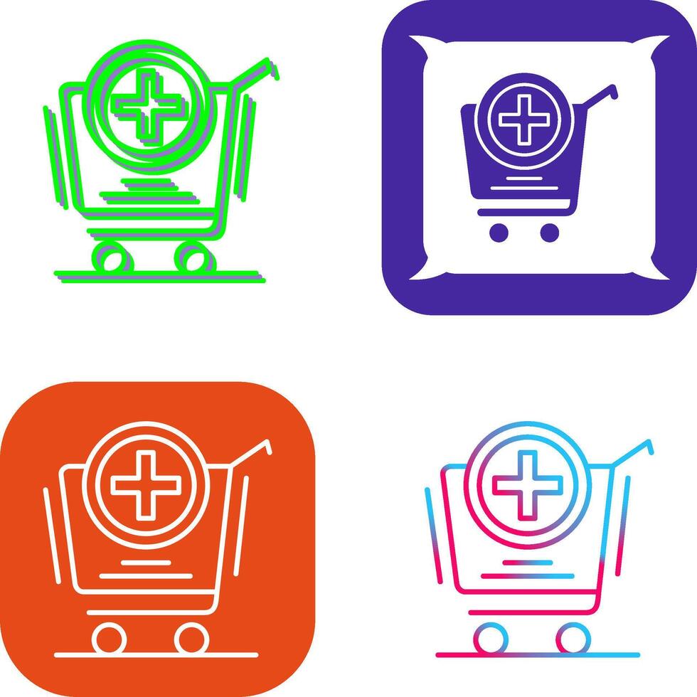Add to Cart Icon Design vector