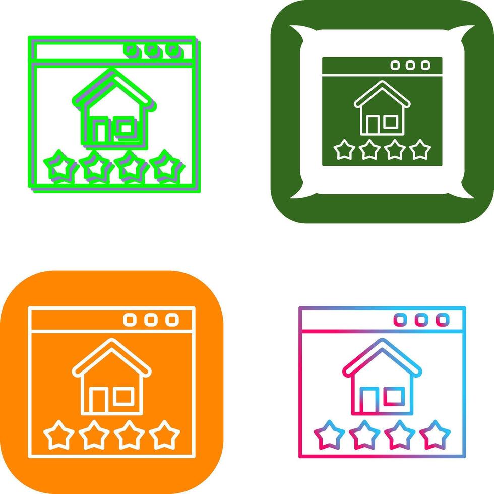Rating Icon Design vector
