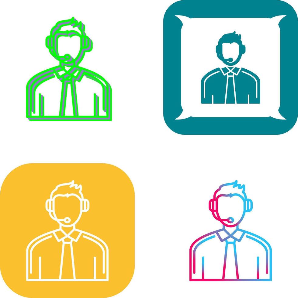 Customer Support Icon Design vector