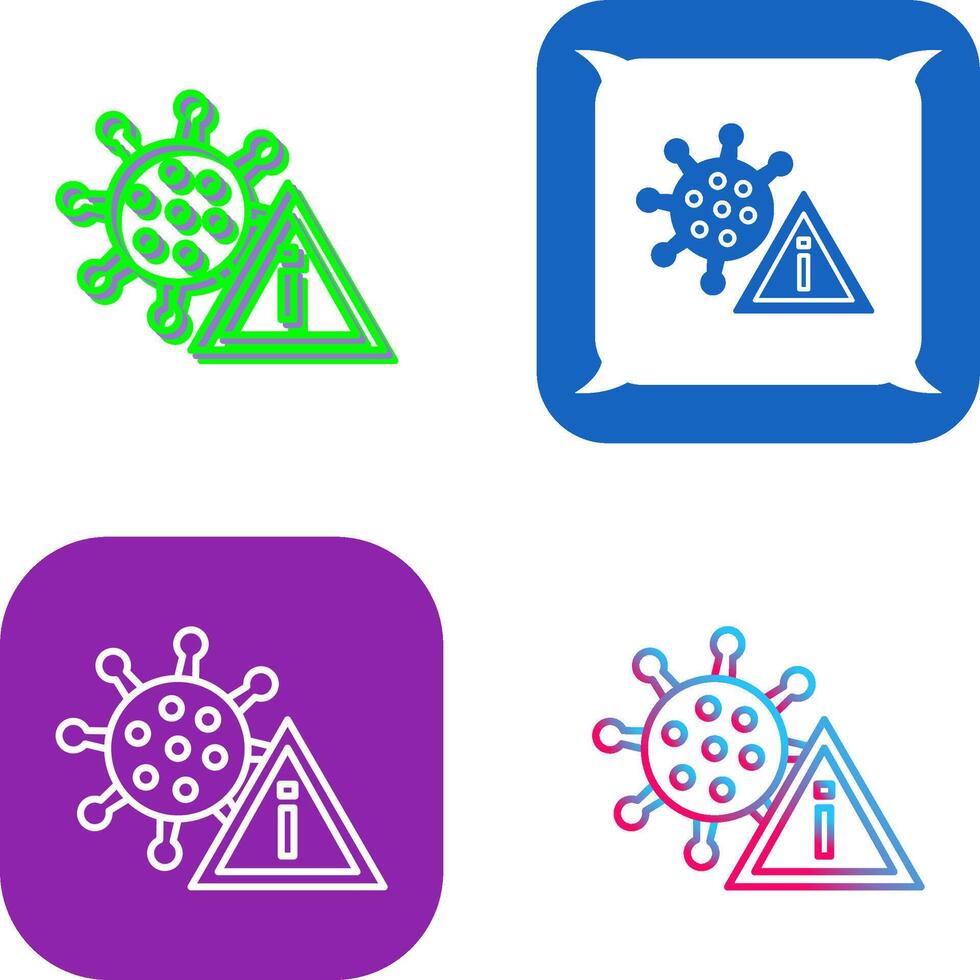 Coronavirus Icon Design vector