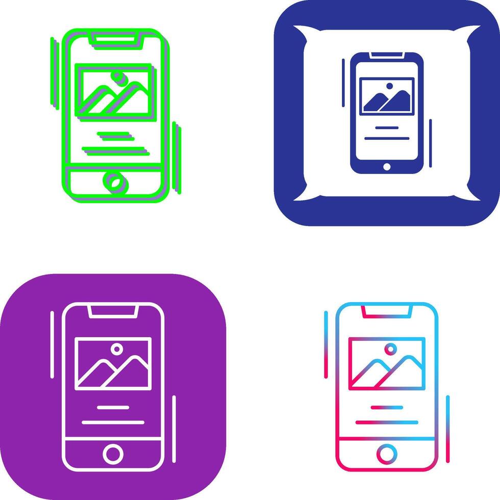 Gallery Icon Design vector