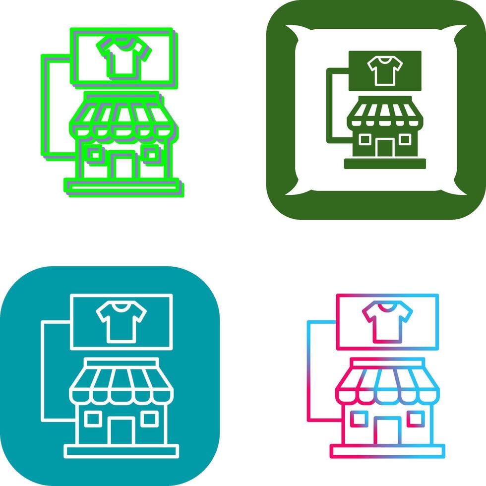 Store Icon Design vector
