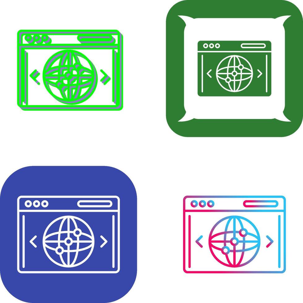 Website Icon Design vector