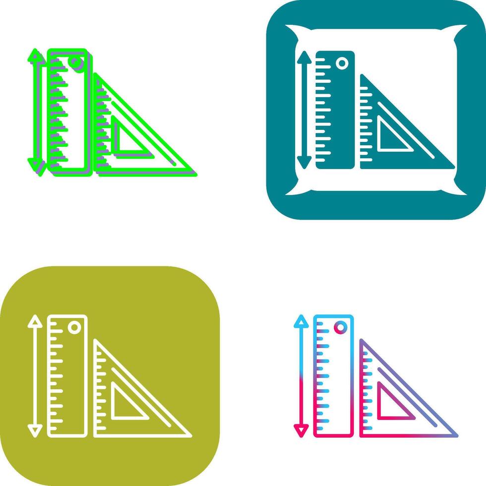 Rulers Icon Design vector