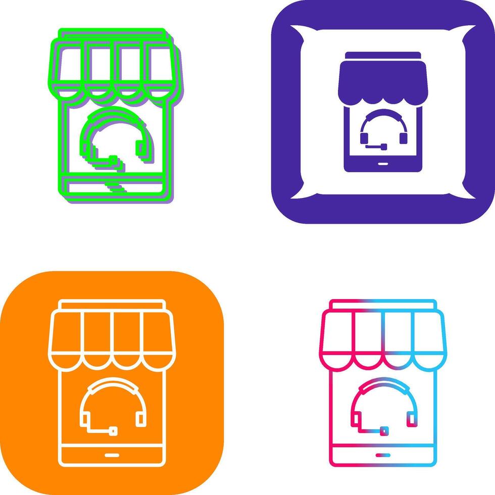 Support Icon Design vector