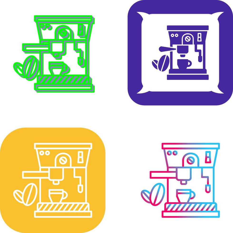 Coffee Machine Icon Design vector
