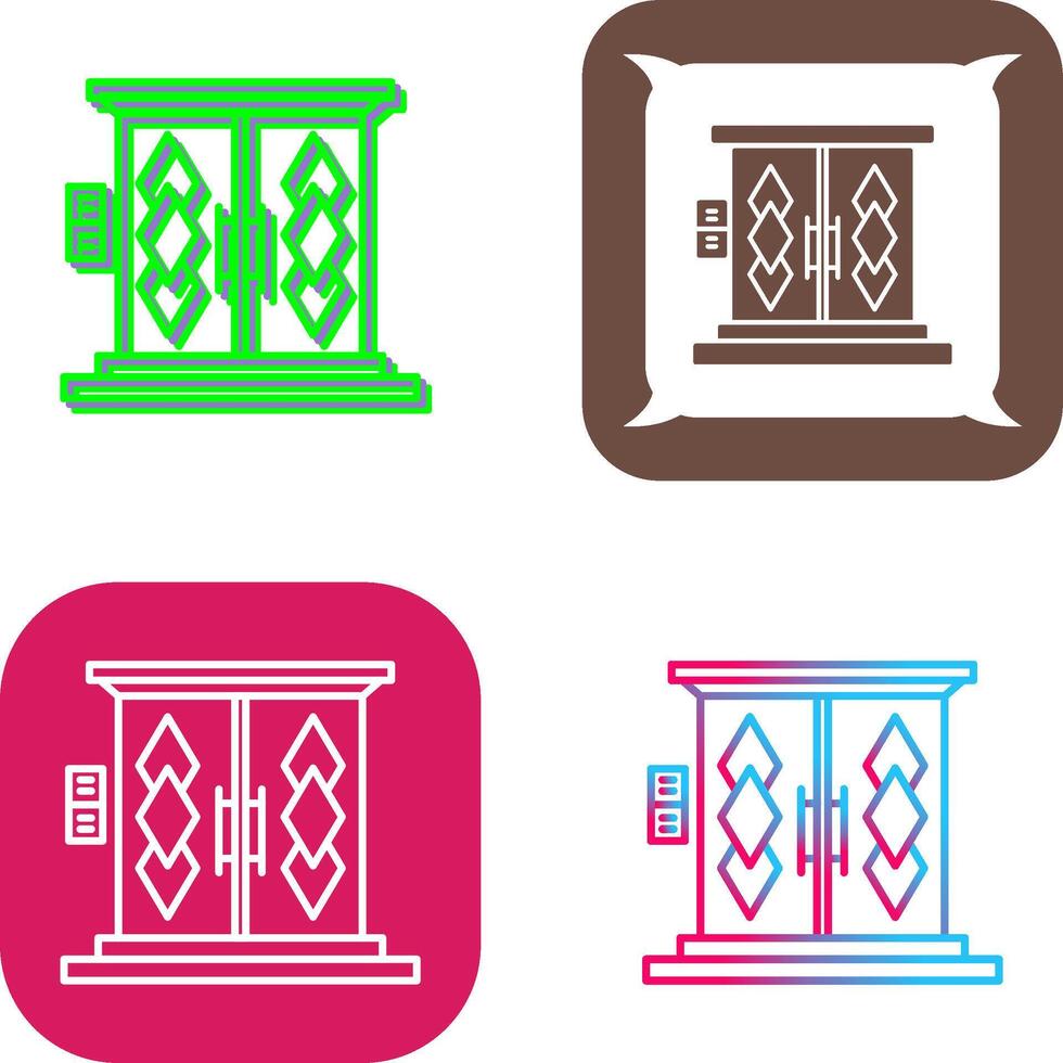 Door Icon Design vector