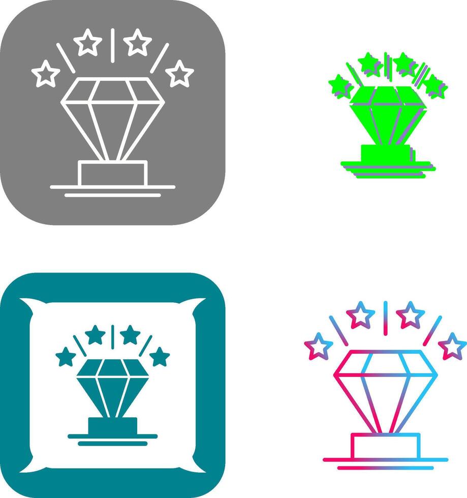 Diamond Icon Design vector