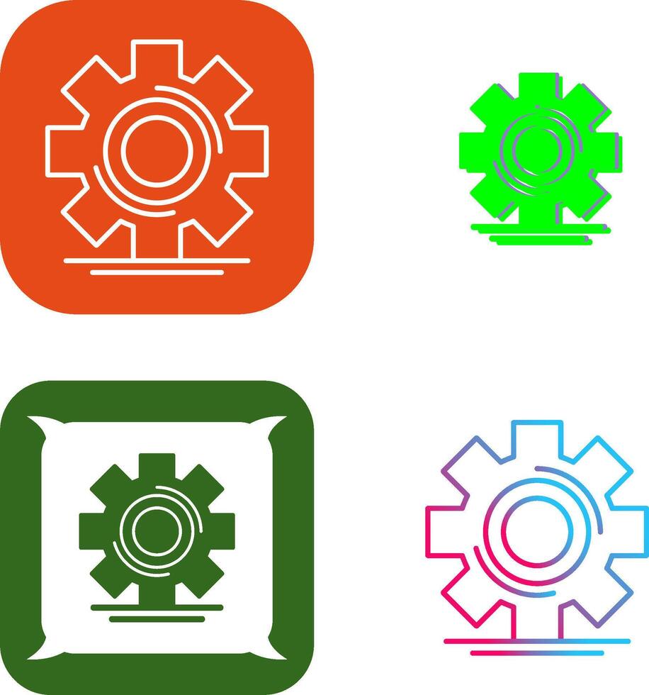 Setting Icon Design vector