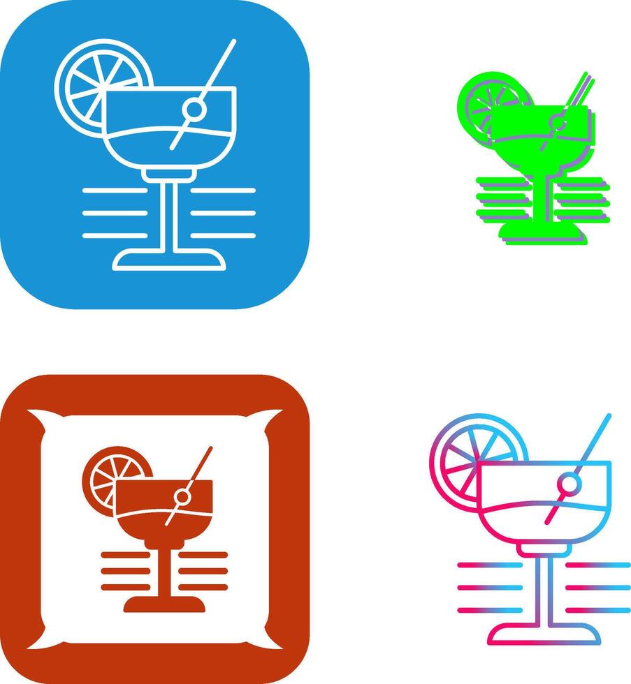 Martini Icon Design vector