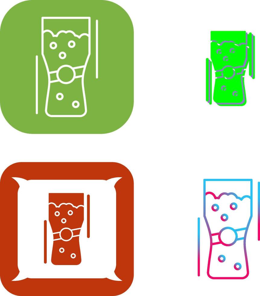 Pint Of Beer Icon Design vector