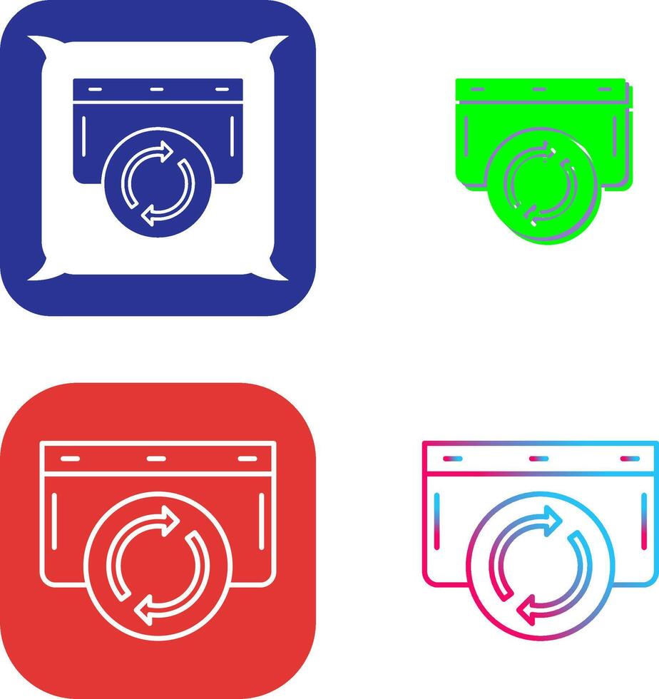 Refresh Icon Design vector
