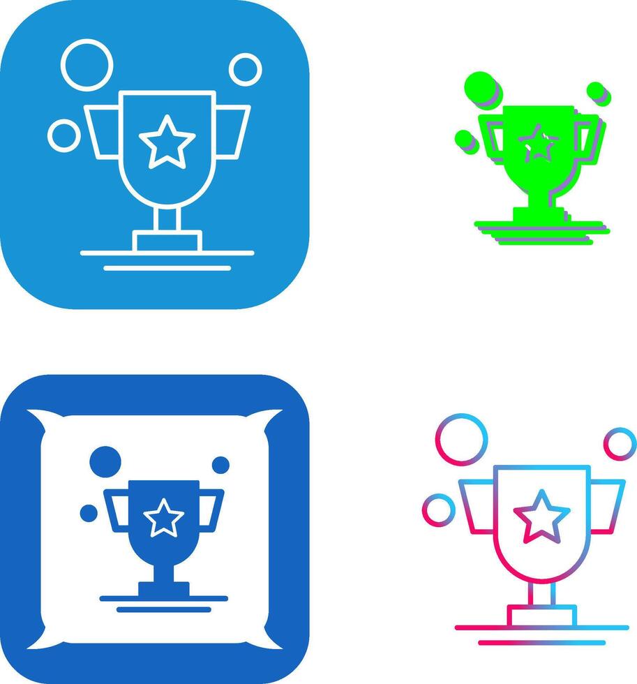 Trophy Icon Design vector