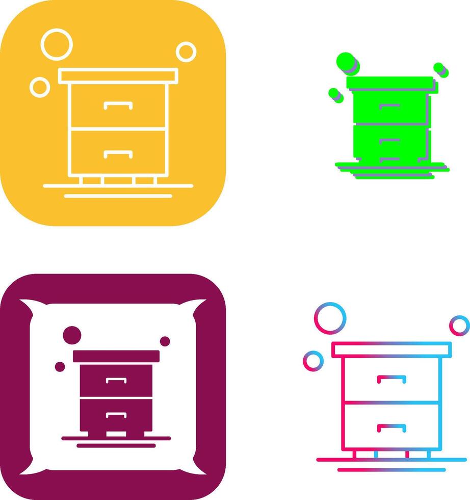 Table Icon Design vector