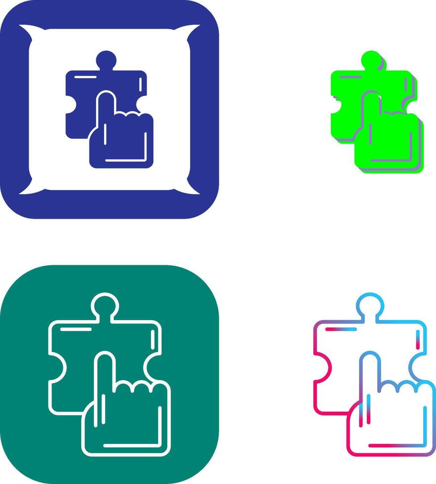 Quick Selection Icon Design vector