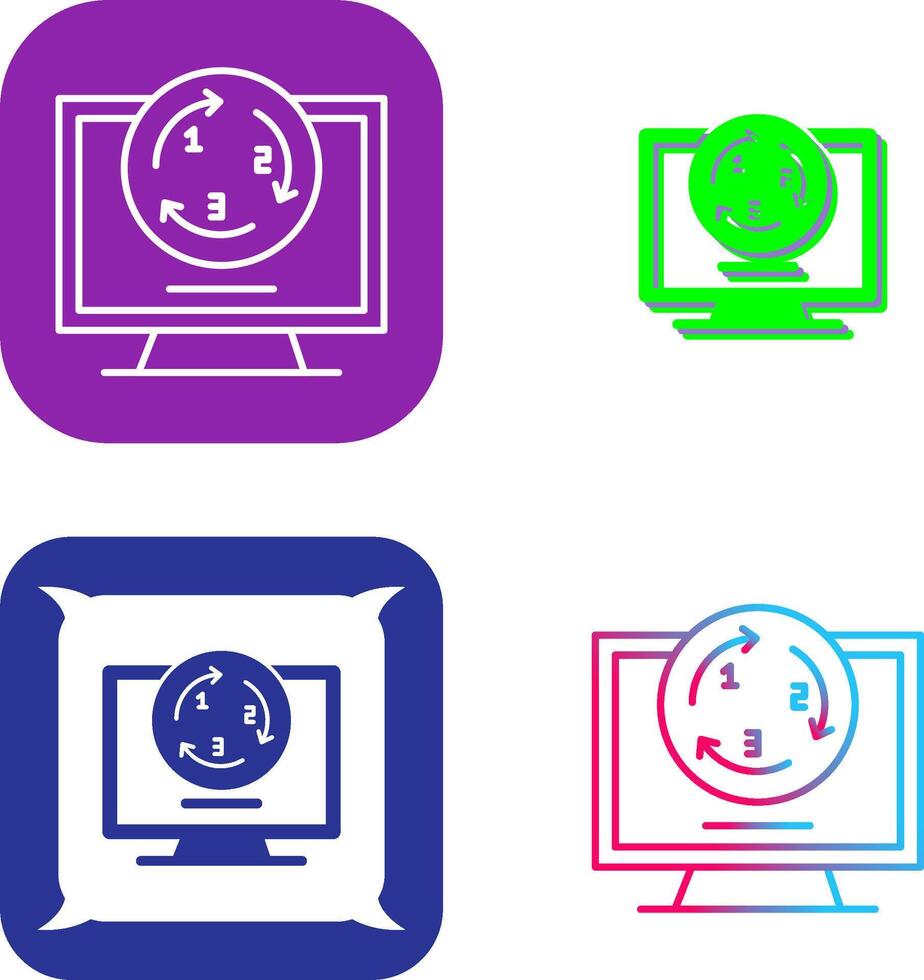 Order Icon Design vector