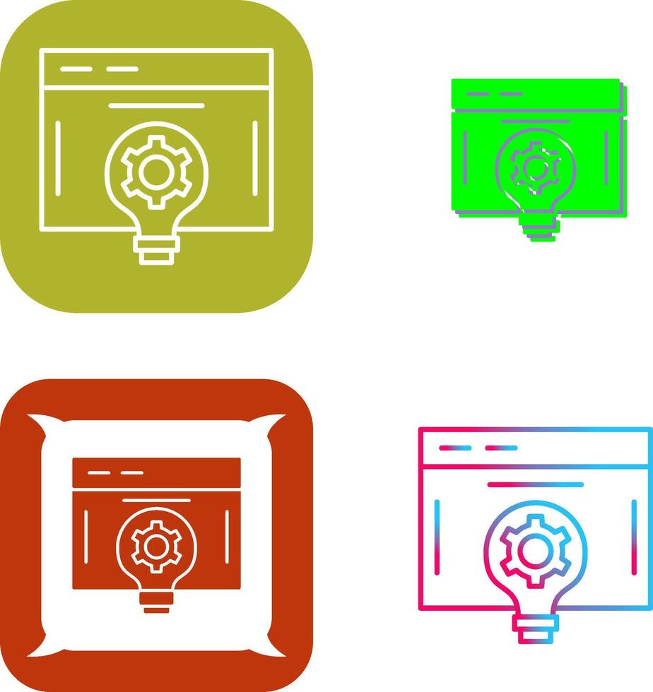 Inovation Icon Design vector