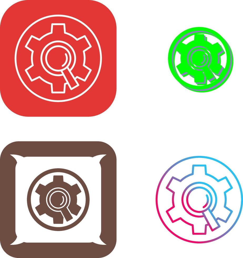 Research Icon Design vector